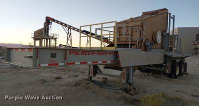 2017 Remco P-SCREEN-5105-2XSDC Screening Plant