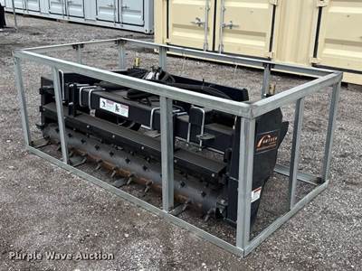 2025 Arteer SSPR-72W Skid Steer Power Rake