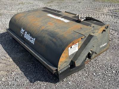 2014 Bobcat 72" Skid Steer Sweeper Attachment, Serial # 783734218