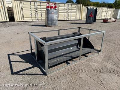 2026 Landhonor HB-12-72W Skid Steer Combination Rake Bucket