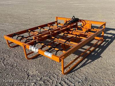 Land Honor HAG-12-23Q Skid Steer Bale Accumulator Grapple 84" Width, 88" Length