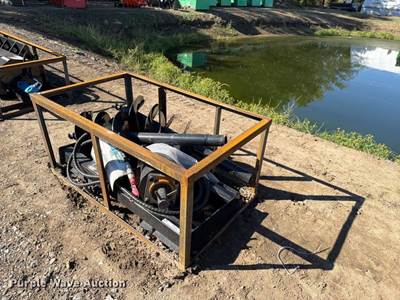2026 Mower King SSECAG-Y Skid Steer Auger with 6", 12", 14" Bits