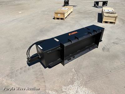 Pabreak 72" Skid Steer Tiller, Dirt Teeth