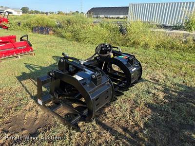 Raytree 72" Skid Steer Grapple Bucket