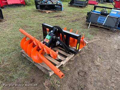 Raytree RMA42 Skid Steer Auger with 18", 12", 8" x 54" Bits