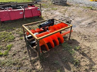 Raytree RMA42 Skid Steer Auger with 18", 12" & 8" x 54" Bits