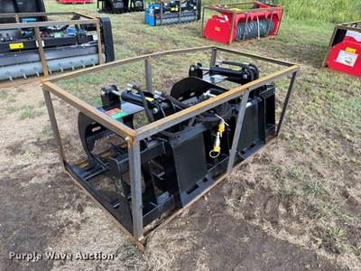 Raytree RMBG72 Skid Steer Grapple Bucket, Serial # BG20260625164