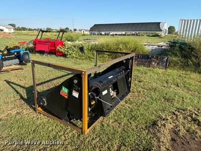 Raytree RPRB72 Skid Steer 6-IN-1 Power Rake Bucket, 73" Width