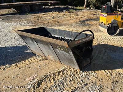 Used Titan Attachments 72SDBCKTV2 Skid Steer Side Discharge Bucket, 72" Wide