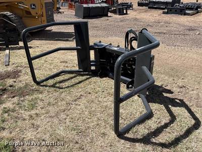 Used 2025 Wolverine BSH-12-75D Skid Steer Bale Grabber 75" x 52"