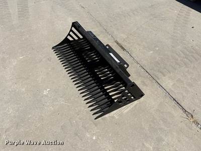 Used 2025 Wolverine M-SB42 Skid Steer Rock Bucket, 18" x 43"