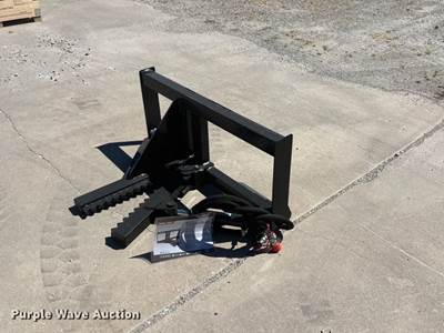 2026 Wolverine TB08 Skid Steer Tree Puller, 12" Jaw Width