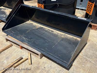 2025 Wolverine TDB-11-72W 72" Low Profile Skid Steer Bucket, Weld-On Cutting Edge