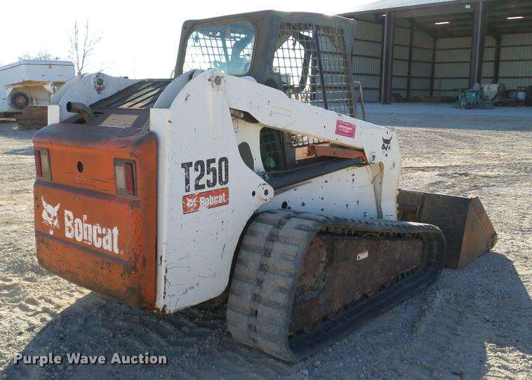 2007 Bobcat T250 skid steer For Sale, 4,869 Hours Oklahoma City, OK
