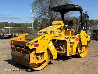 2019 Sakai SW654 Double Drum Vibratory Roller