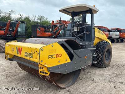 2019 Wacker Neuson RC110 Single Drum Vibratory Roller