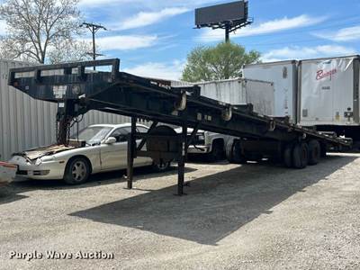 2000 Kiefer Industrial Tilt-Deck Truss Trailer