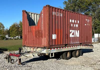 2004 American Trailer Tilt Deck Container Trailer