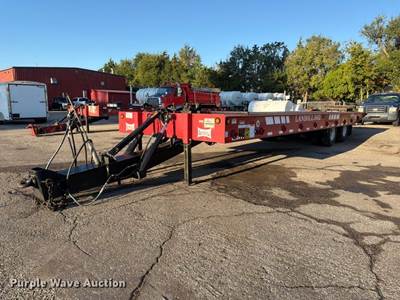 2008 Landoll Corporation 345D Tilt Deck Equipment Trailer