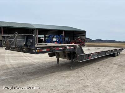 1985 Landoll Drop Tilt Deck Equipment Trailer