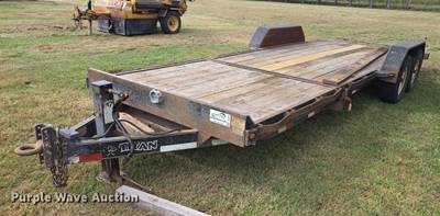 2010 Titan Tilt Deck Equipment Trailer