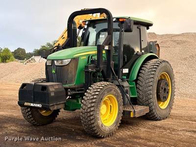 2017 John Deere 6105E Mfwd Tractor