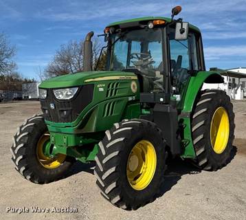 2016 John Deere 6110M Mfwd Tractor