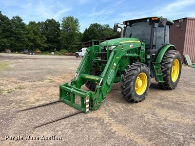 2014 John Deere 6115D Mfwd Tractor