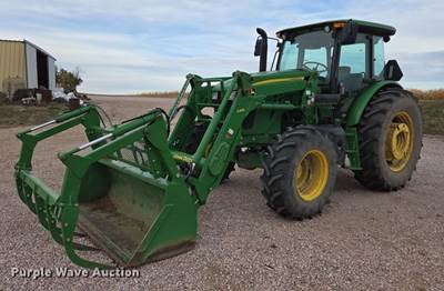 2018 John Deere 6120E Mfwd Tractor