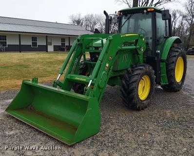 2017 John Deere 6130M Mfwd Tractor
