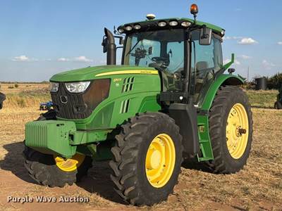 2013 John Deere 6150R Mfwd Tractor