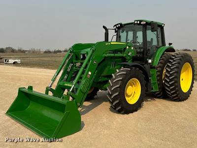 2020 John Deere 6155M Mfwd Tractor