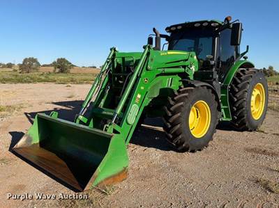 2016 John Deere 6155R Mfwd Tractor