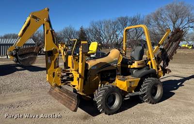 2012 Vermeer RTX550 Trencher With Equipment Trailer