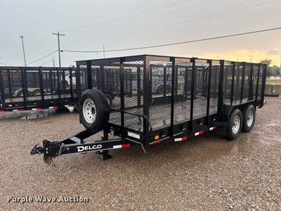 2022 Delco Utility Trailer