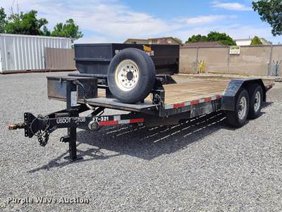 2007 H&H FD 306 Tilt Deck Utility Trailer