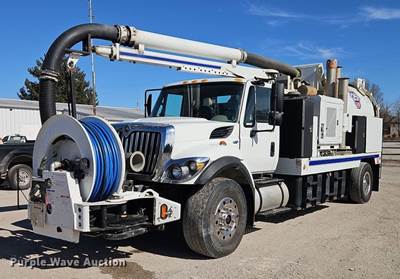2012 International 7400 Sewer Jetter Truck