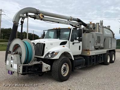 2008 International 7400 Sfa 6x4 Sewer Jetter Truck