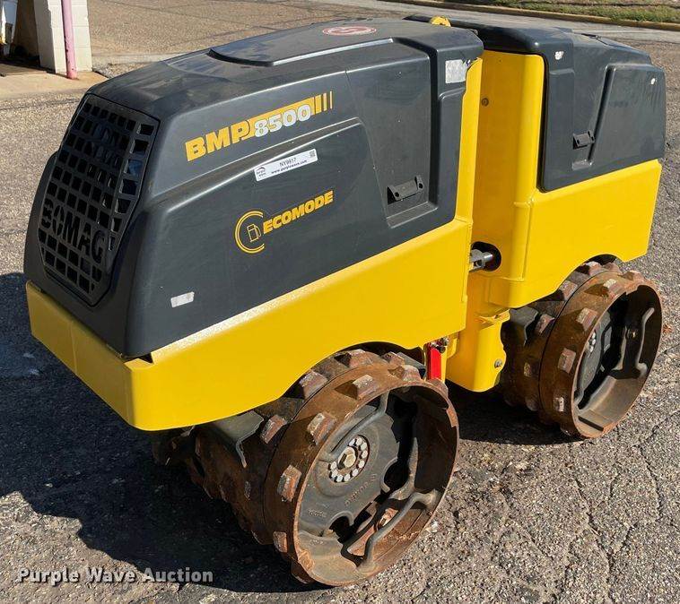 2016 Bomag BMP 8500 Trench Compactor For Sale, 17 Hours Tyler, TX NY9917