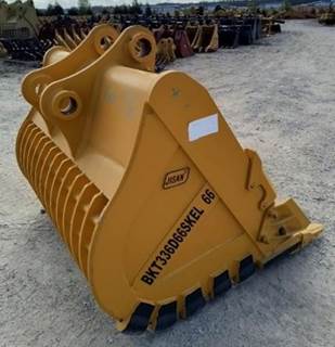 New 66" Wide SkeleTon Bucket To Fit CAT 330DL/336/340 DB Linkage...Add Set