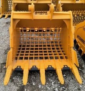 48" Wide New SkeleTon Bucket With 80mm Pin Holes To Fit Any 21-25 Ton Class