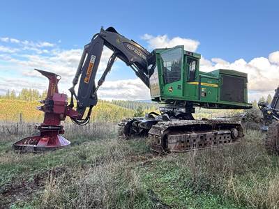 2017 John Deere 959M Tracked Feller Buncher - Quadco 27B Hotsaw