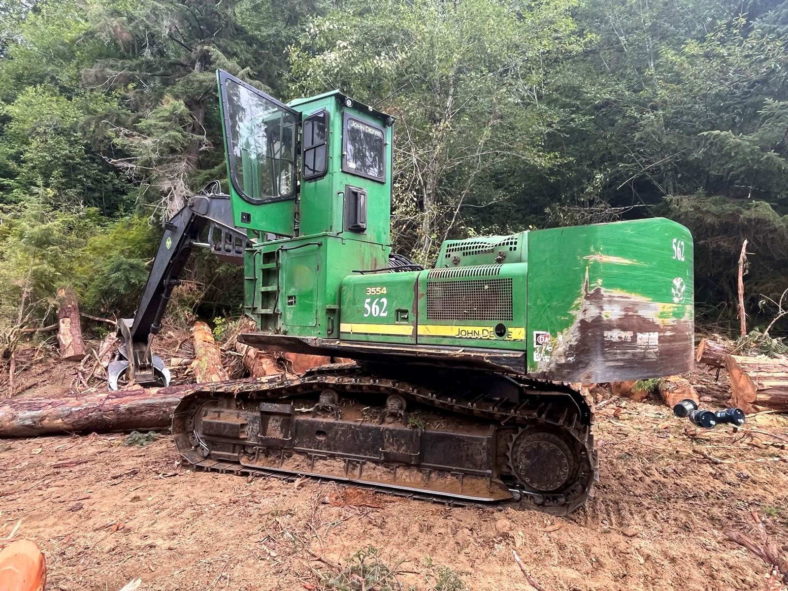 2007 John Deere 3554 Log Loader For Sale, 18,768 Hours Dallas, OR