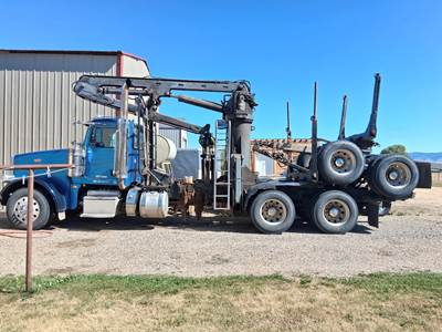 2012 Peterbilt 367 Logging Truck - Serco 160 Self loader