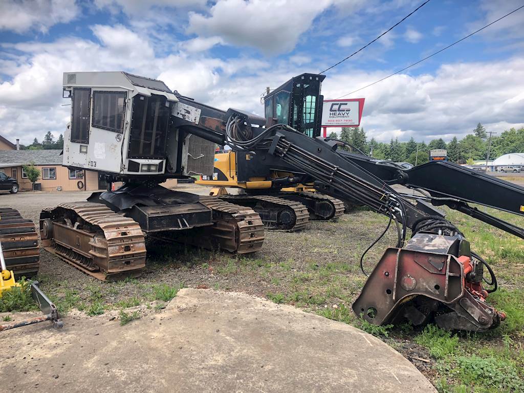 1999 Timbco 445D with Waratah 230 Processor For Sale, 10,500 Hours