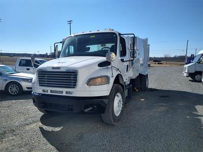 Freightliner M2 106 Side Load Garbage Truck - Cummins