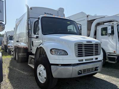 Freightliner M2 106 Side Load Garbage Truck - Cummins, Automatic