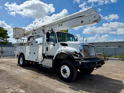 2018 International 7300 Altec AA55 Utility Bucket Truck 60’ FT 4X4