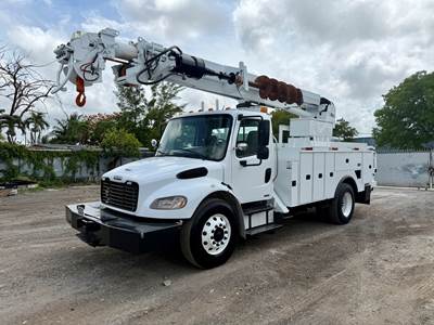 2009 Freightliner M2 Altec DM47-BR Digger Derrick Utility Truck