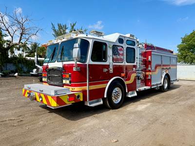 2014 E-One Typhoon Pumper Fire Truck